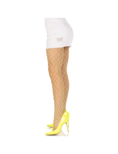 LEG AVENUE - COLLANTS RÉSILLE DIAMANT JAUNE
