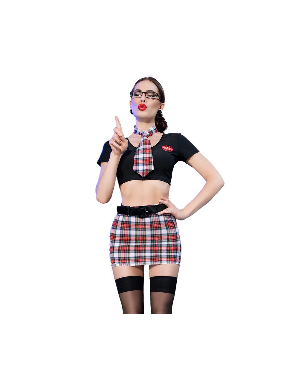 CHILIROSE - CR 4425 DÉGUISEMENT DÉCOLIÈRE NOIR L/XL