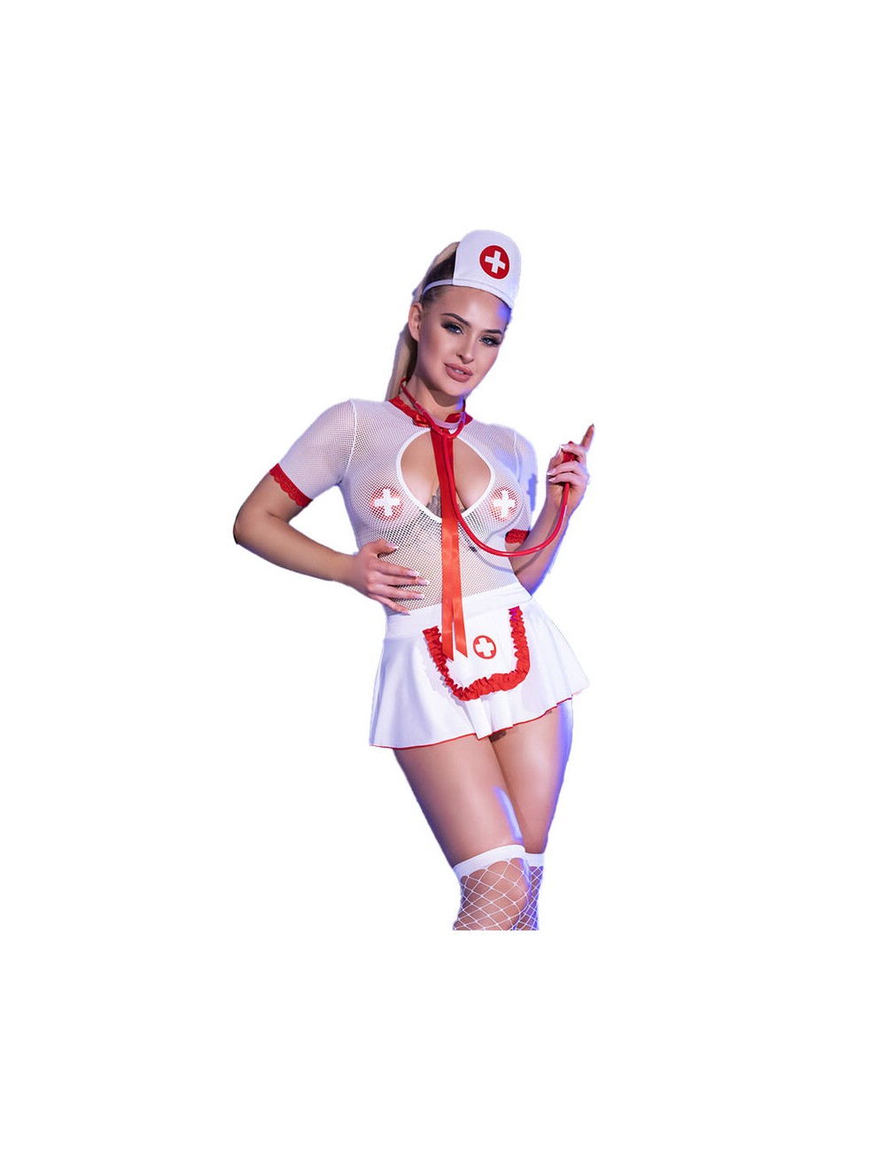 CHILIROSE - CR 4365 DÉGUISEMENT DINFIRMIÈRE SEXY L/XL