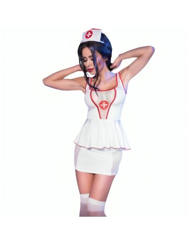 CHILIROSE - CR 4160 DÉGUISEMENT TOP & JUPE DINFIRMIÈRE S/M