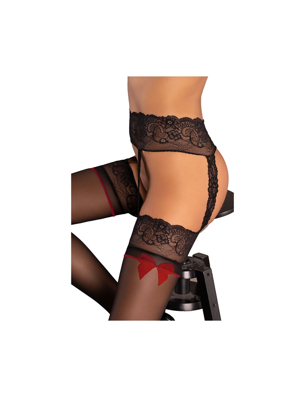 LIVCO CORSETTI FASHION - BAS MONIKONI XG054 NOIR TAILLE UNIQUE LIVCO CORSETTI FASHION - BAS MONIKONI XG054 NOIR TAILLE UNIQUE