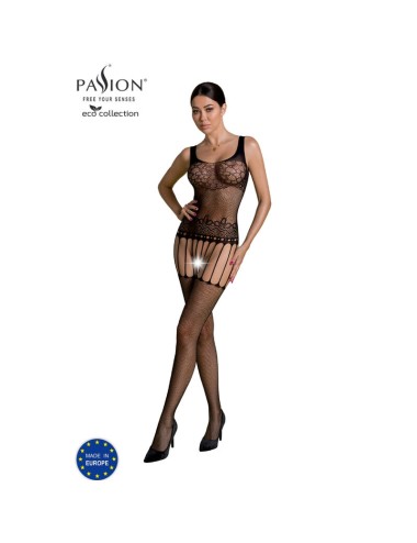 PASSION - BODYSTOCKING ECO COLLECTION ECO BS001 NOIR