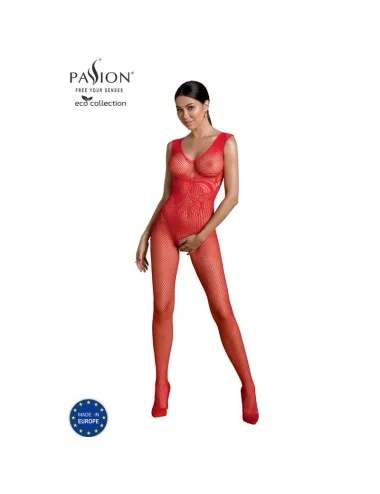 PASSION - BODYSTOCKING ECO COLLECTION ECO BS003 ROUGE
