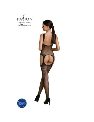 PASSION - BODYSTOCKING ECO COLLECTION ECO BS008 NOIR