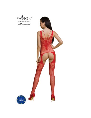 PASSION - BODYSTOCKING ECO COLLECTION ECO BS011 ROUGE