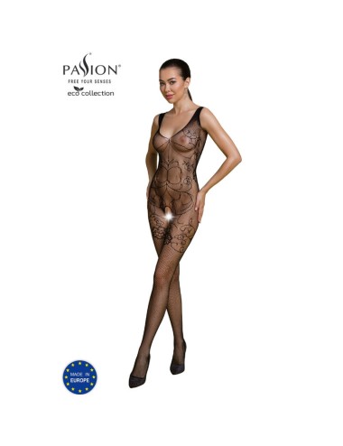 PASSION - BODYSTOCKING ECO COLLECTION ECO BS012 NOIR