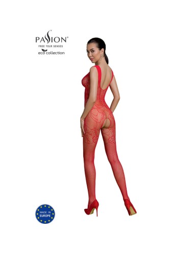PASSION - BODYSTOCKING ECO COLLECTION ECO BS012 ROUGE