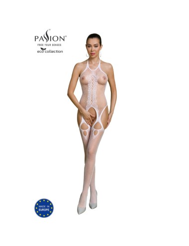 PASSION - BODYSTOCKING ECO COLLECTION ECO BS013 BLANC