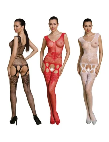 PASSION - BODYSTOCKING ECO COLLECTION ECO BS014 BLANC