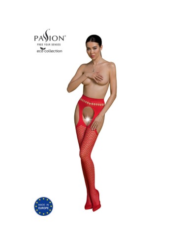 PASSION - BODYSTOCKING ECO COLLECTION ECO S002 ROUGE