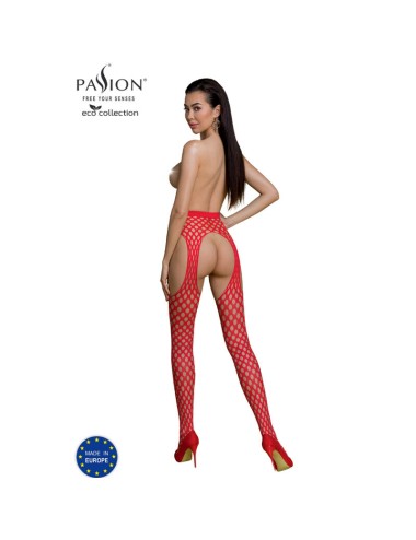 PASSION - BODYSTOCKING ECO COLLECTION ECO S003 ROUGE