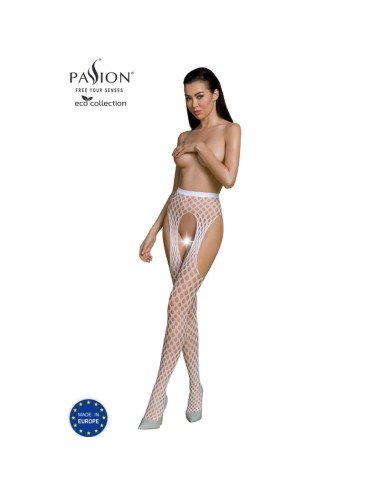 PASSION - BODYSTOCKING ECO COLLECTION ECO S003 BLANC