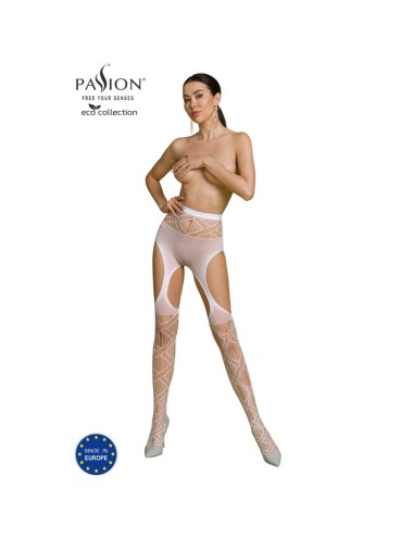 PASSION - BODYSTOCKING ECO COLLECTION ECO S005 BLANC