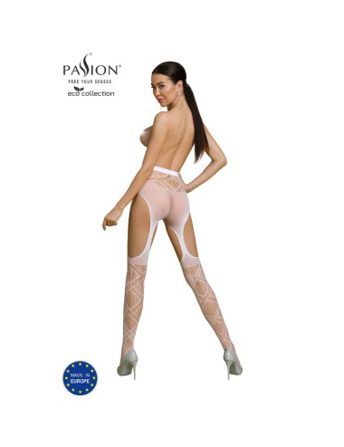 PASSION - BODYSTOCKING ECO COLLECTION ECO S005 BLANC