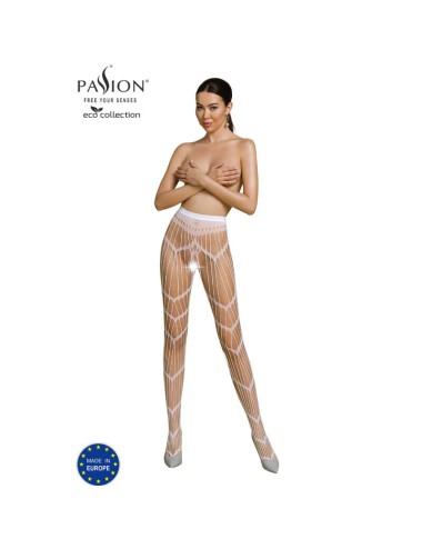 PASSION - BODYSTOCKING ECO COLLECTION ECO S006 BLANC