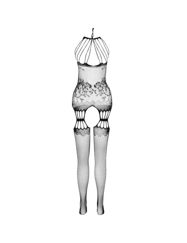PASSION - BS095 BODYSTOCKING NOIR TAILLE UNIQUE