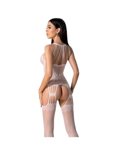 PASSION - BS095 BODYSTOCKING BLANC TAILLE UNIQUE
