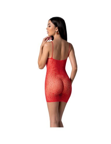 PASSION - BS096 BODYSTOCKING ROUGE TAILLE UNIQUE