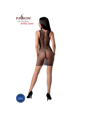 PASSION - BS097 BODYSTOCKING NOIR TAILLE UNIQUE