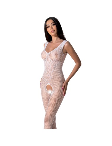 PASSION - BS098 BODYSTOCKING BLANC TAILLE UNIQUE