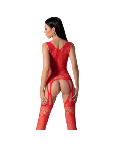 PASSION - BS099 BODYSTOCKING ROUGE TAILLE UNIQUE