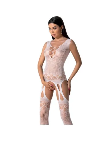 PASSION - BS099 BODYSTOCKING BLANC TAILLE UNIQUE