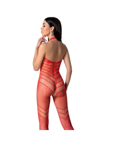 PASSION - BS100 BODYSTOCKING ROUGE TAILLE UNIQUE