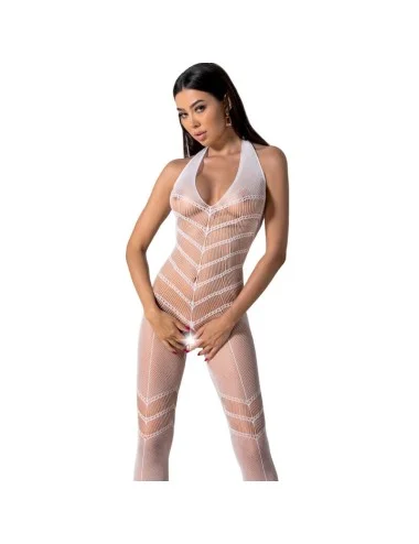 PASSION - BODYSTOCKING BLANC BS100 TAILLE UNIQUE