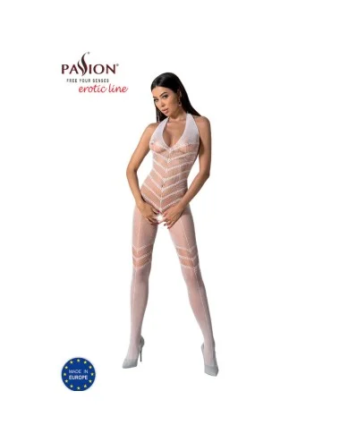 PASSION - BODYSTOCKING BLANC BS100 TAILLE UNIQUE