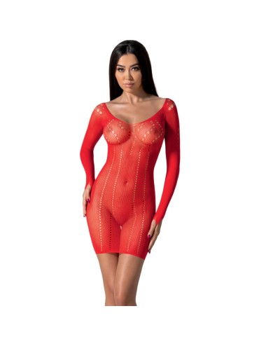 PASSION - BS101 BODYSTOCKING ROUGE TAILLE UNIQUE