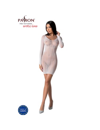 PASSION - BS101 BODYSTOCKING BLANC TAILLE UNIQUE