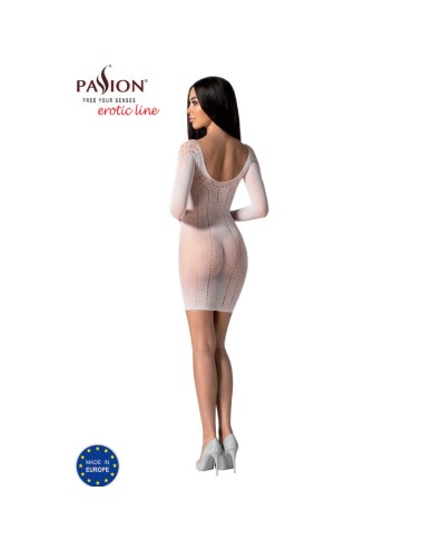 PASSION - BS101 BODYSTOCKING BLANC TAILLE UNIQUE