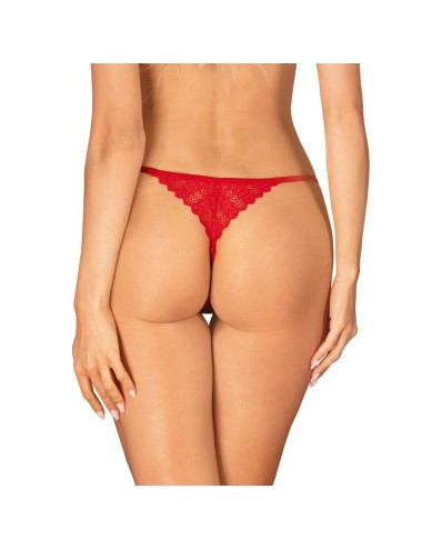 OBSESSIVE - STRING INGRIDIA CROCHLESS ROUGE M/L