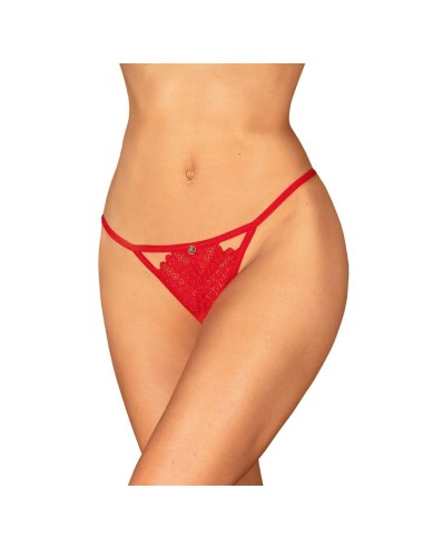OBSESSIVE - STRING INGRIDIA CROCHLESS ROUGE XL/XXL