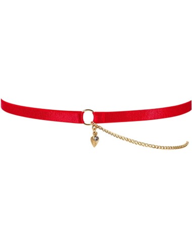 OBSESSIVE - INGRIDIA ROUGE PORTE JARRETELLES O/S