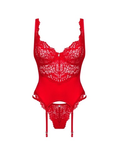OBSESSIVE - CORSET ET TANGA AMOR CHERRIS S/M