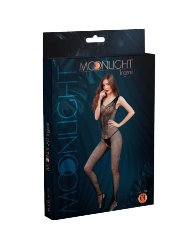MOONLIGHT - BODYSTOCKING MODÈLE 1 NOIR TAILLE UNIQUE