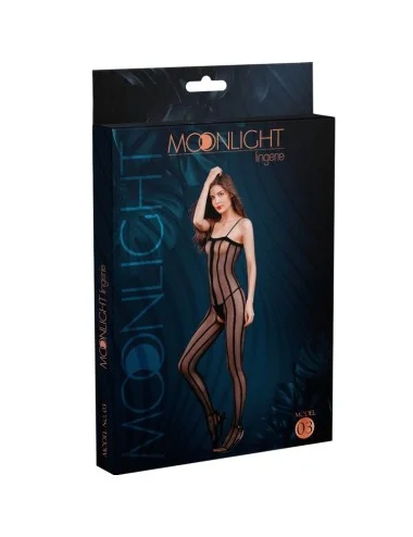 MOONLIGHT - BODYSTOCKING MODÈLE 3 NOIR TAILLE UNIQUE