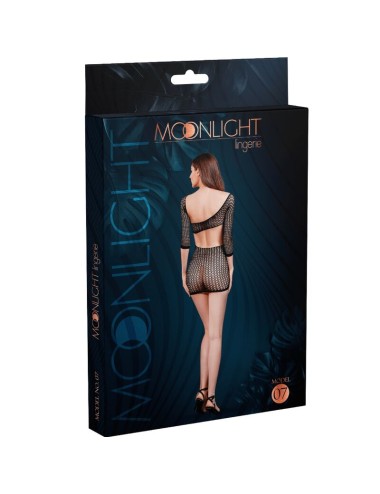 MOONLIGHT - ROBE EN FILET MODÈLE 7 NOIR TAILLE UNIQUE