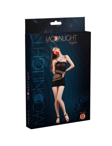 MOONLIGHT - ROBE MODÈLE 12 NOIR TAILLE UNIQUE