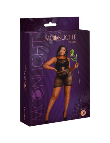 MOONLIGHT - ROBE MODÈLE 1 NOIRE GRANDE TAILLE