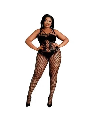 MOONLIGHT - BODYSTOCKING MODÈLE 4 NOIR GRANDE TAILLE