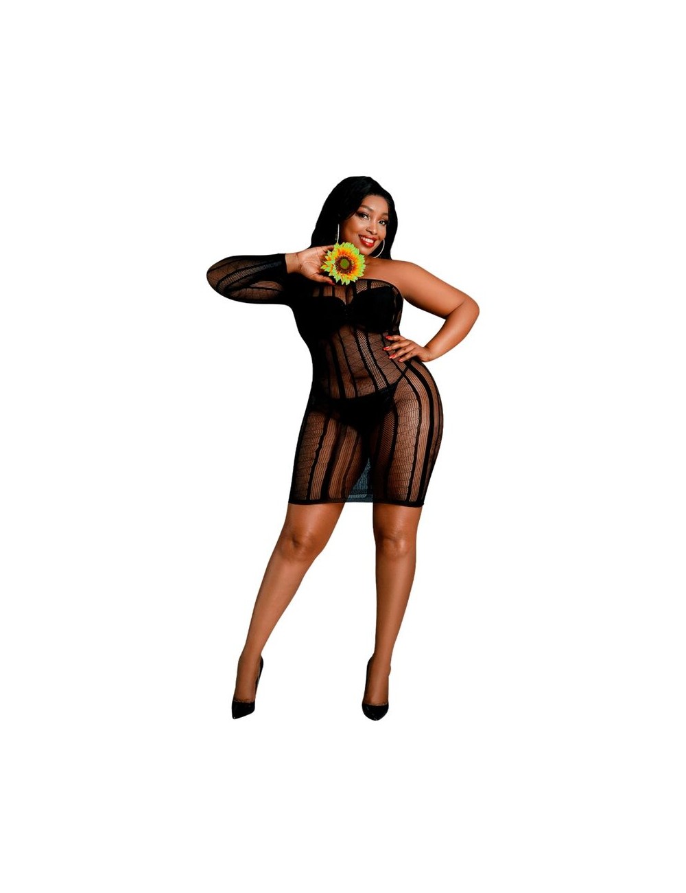 MOONLIGHT - ROBE MODÈLE 5 NOIRE GRANDE TAILLE MOONLIGHT - ROBE MODÈLE 5 NOIRE GRANDE TAILLE
