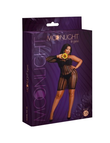 MOONLIGHT - ROBE MODÈLE 5 NOIRE GRANDE TAILLE