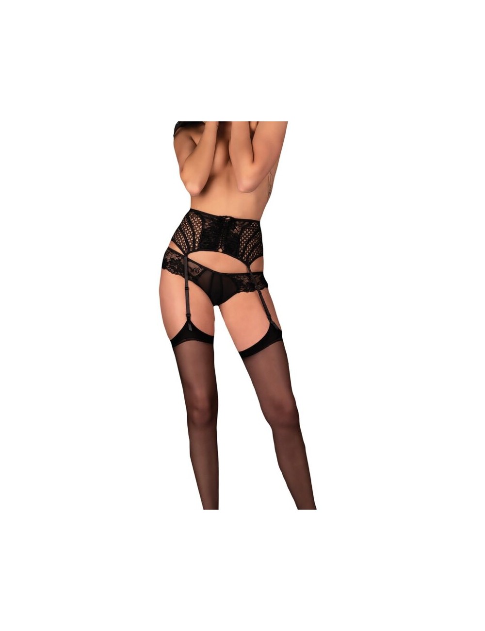 LIVCO CORSETTI FASHION - SEVEM LC 90277-1 PORTE-JARRETELLES NOIR L/XL