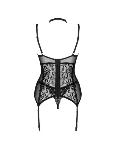 LIVCO CORSETTI FASHION - COLLECTION GIELLANDRA FOR THE SENSES CORSET + CULOTTE NOIR L/XL