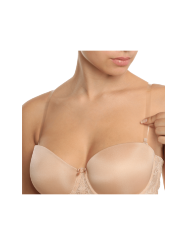 BYE-BRA - JARRETELLES SOUTIEN-GORGE TRANSPARENT 15 MM