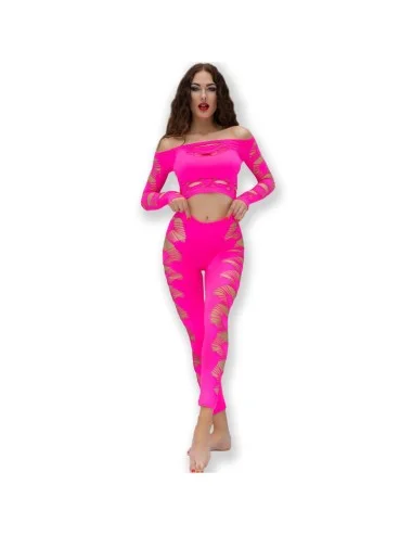 CHILIROSE - CR 4632 TOP & PANTALON FUCHSIA S/L