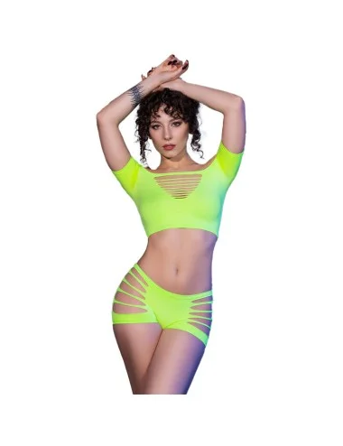 CHILIROSE - CR 4433 TOP & SHORT VERT S/M