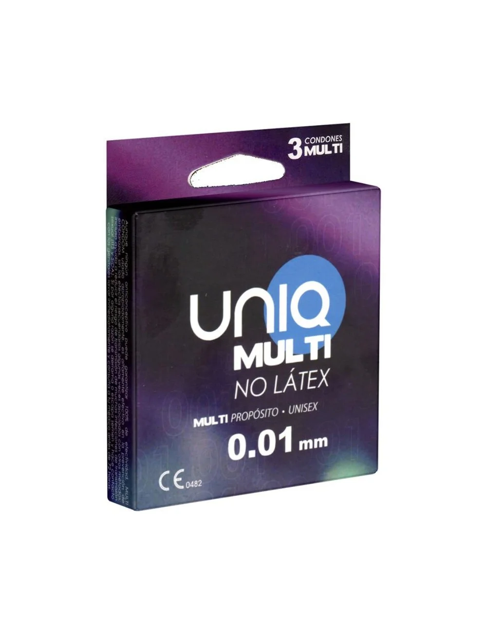 UNIQ - MULTI PRÉSERVATIFS SANS LATEX 3 UNITÉS UNIQ - MULTI PRÉSERVATIFS SANS LATEX 3 UNITÉS